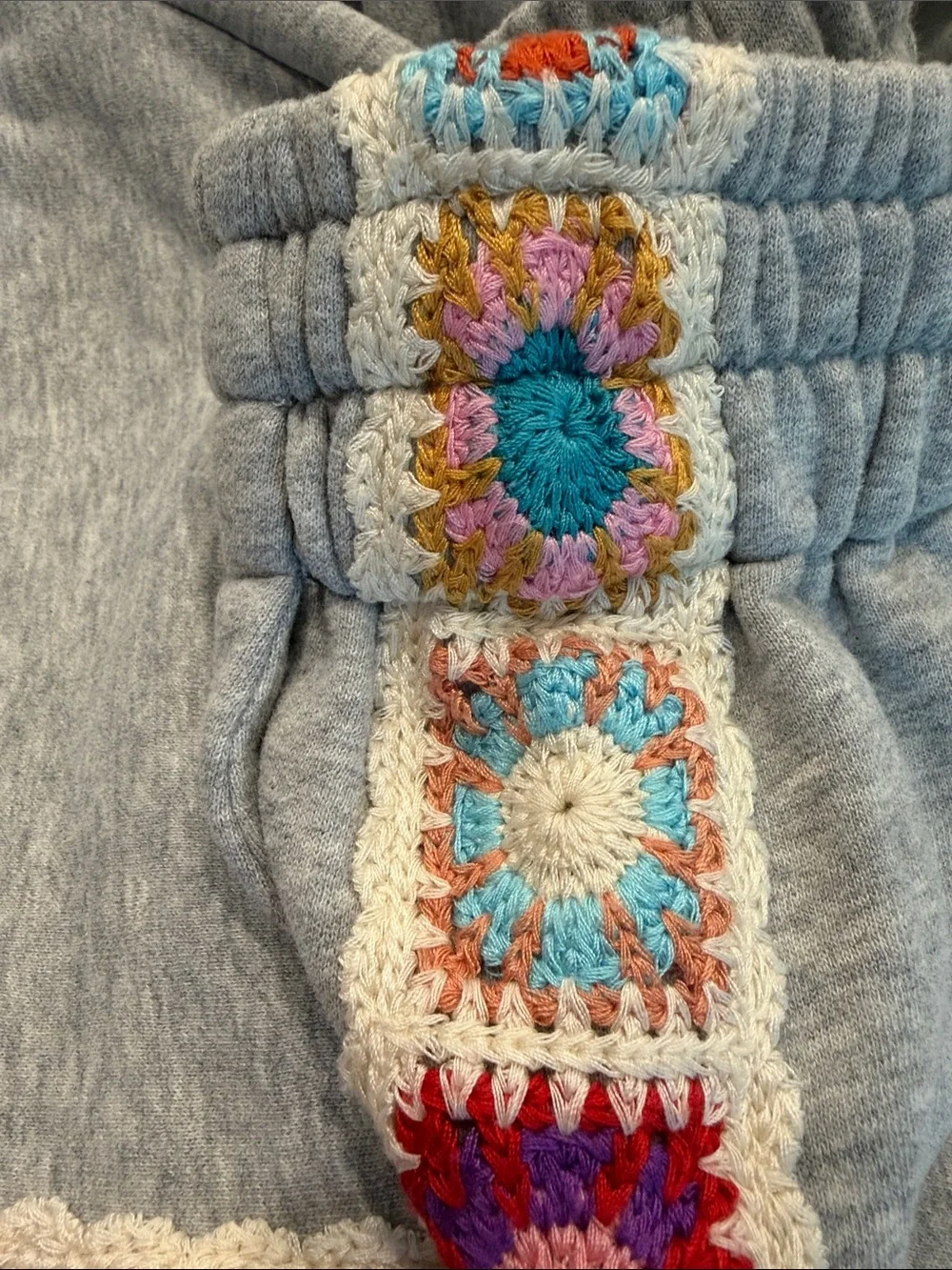 Natural Life Boho Embroidered Sweatpants. - Picture 8 of 8